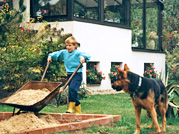 Helfen im Garten 1996